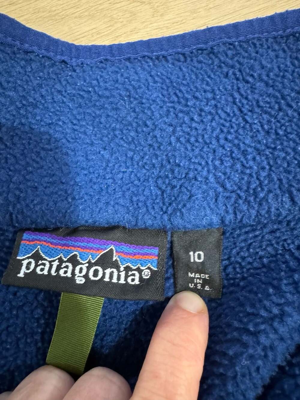 Vintage Patagonia Made in USA Synchilla Fleece Full Zip Jacket with Chest Pocket - Picture 4 of 12